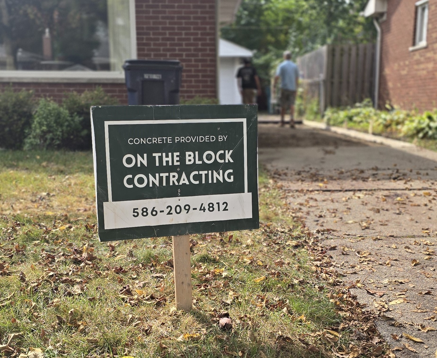 OTB yard sign